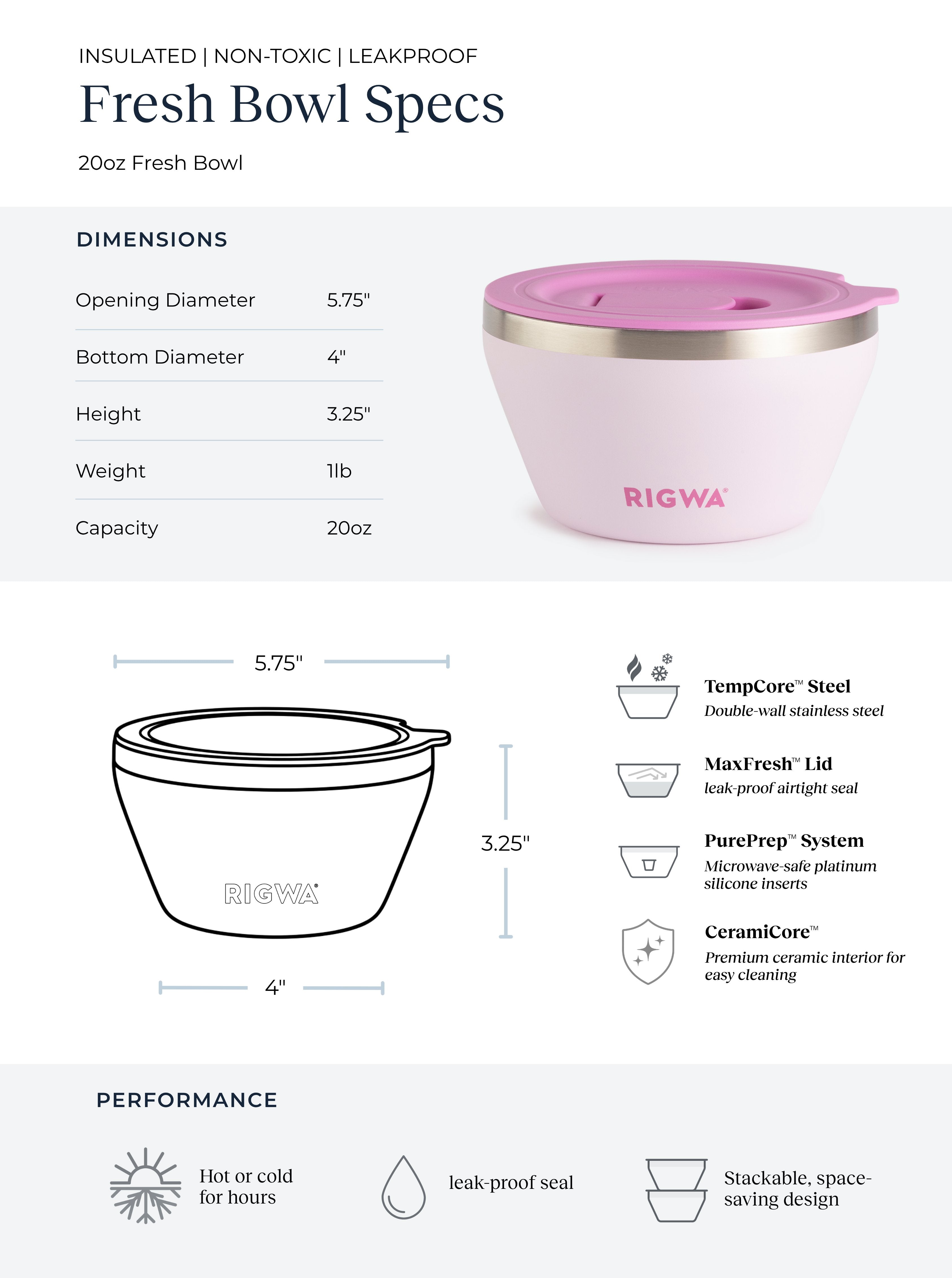 Insulated Bowl Kit (20oz)