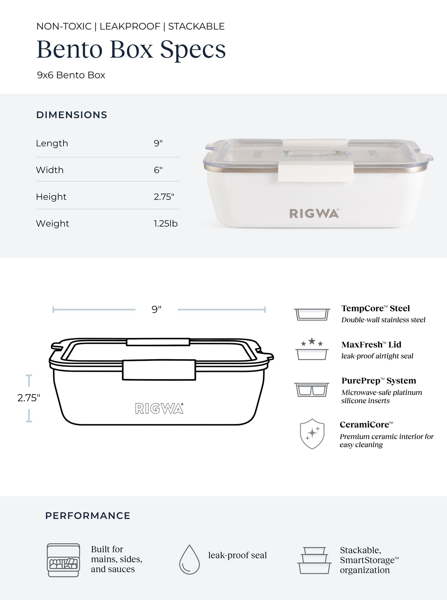 Bento Box Kit (9x6)