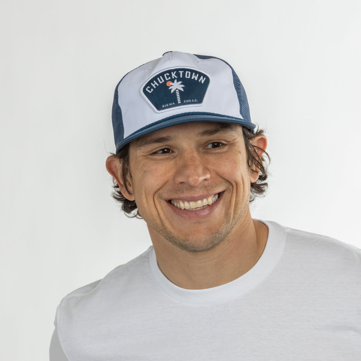 Chucktown in Navy/White