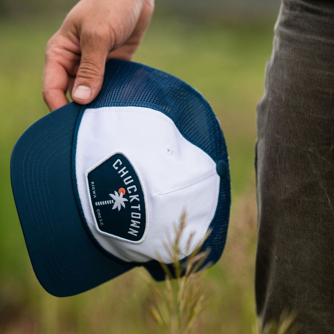 Chucktown in Navy/White