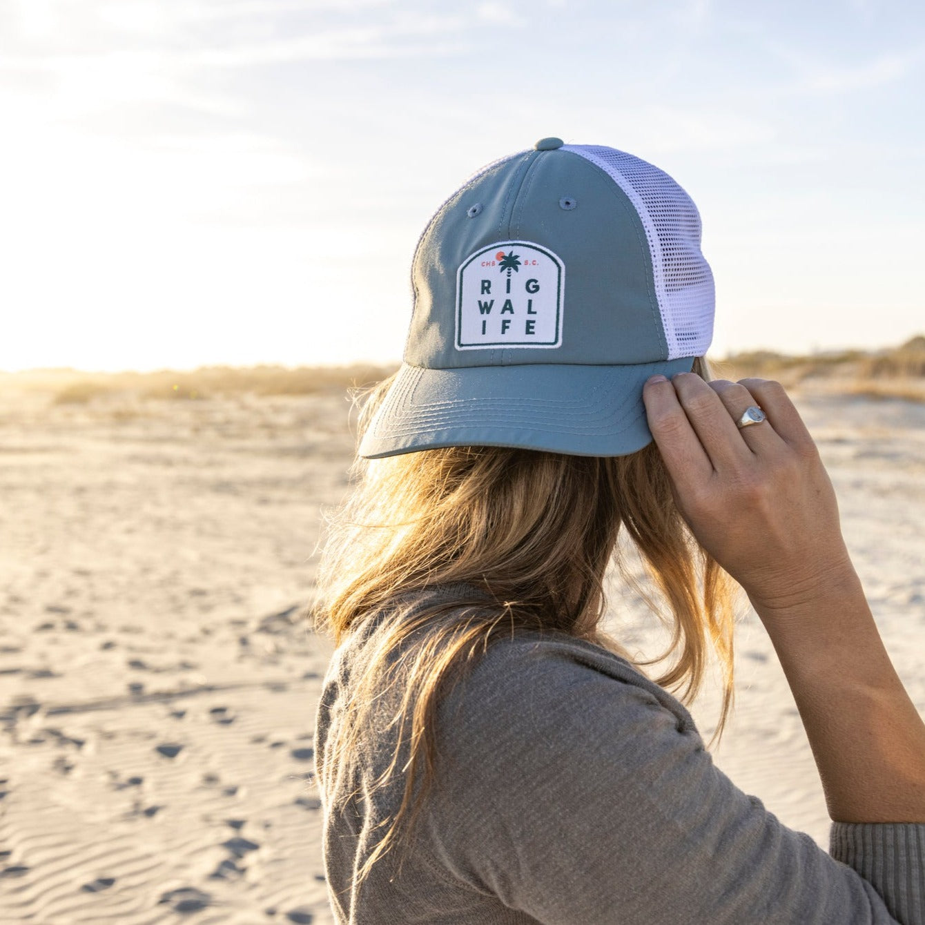 Performance Trucker in Pale Slate
